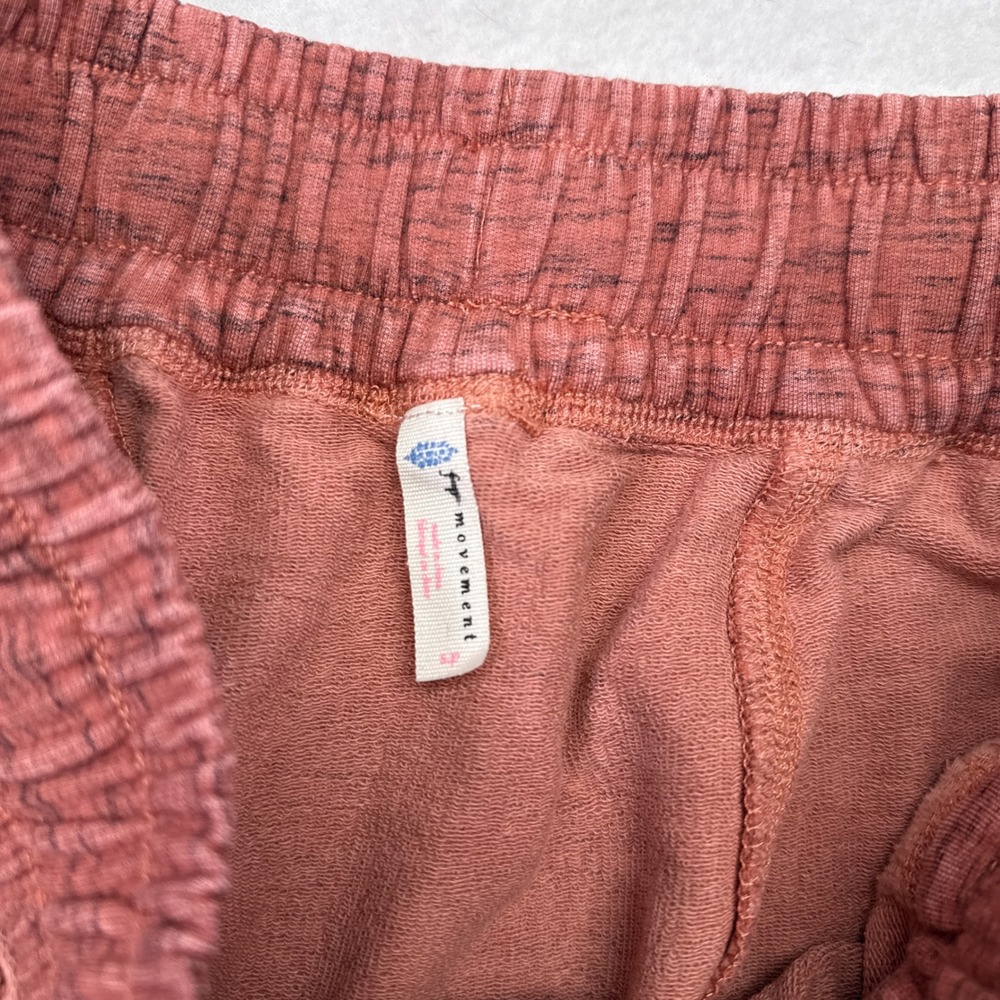 Free People FP Movement‎ Mountain High Cable Joggers Size Small Pink Sweatpants - Picture 7 of 11
